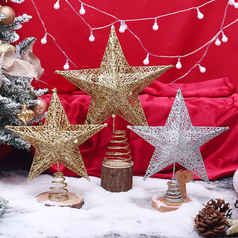 Glitter Christmas Tree Topper  - Star Tree Topper のレビューと価格