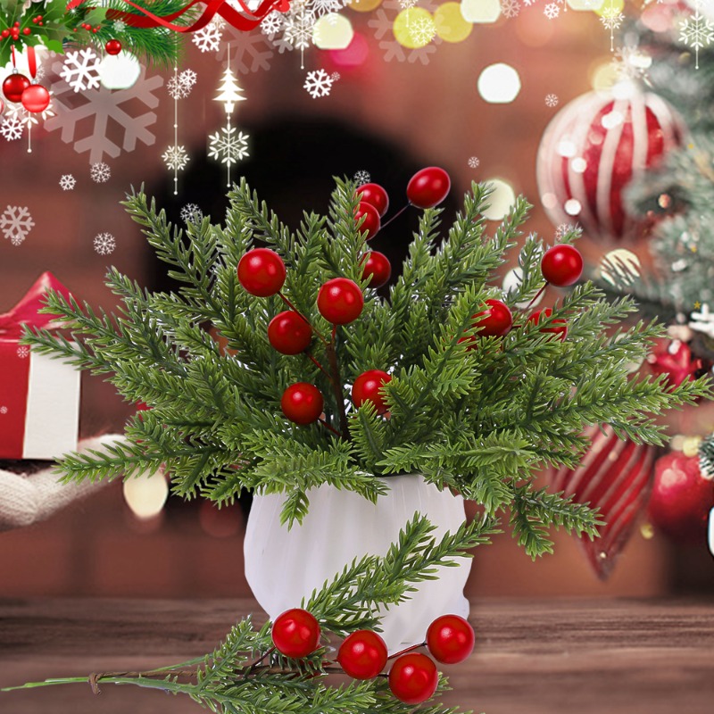 Christmas Artificial Pine Need - Christmas Wreath Fake のレビューと価格