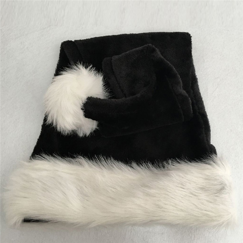 Christmas Santa Hat Black Long - Santa Hat Plush のレビューと価格