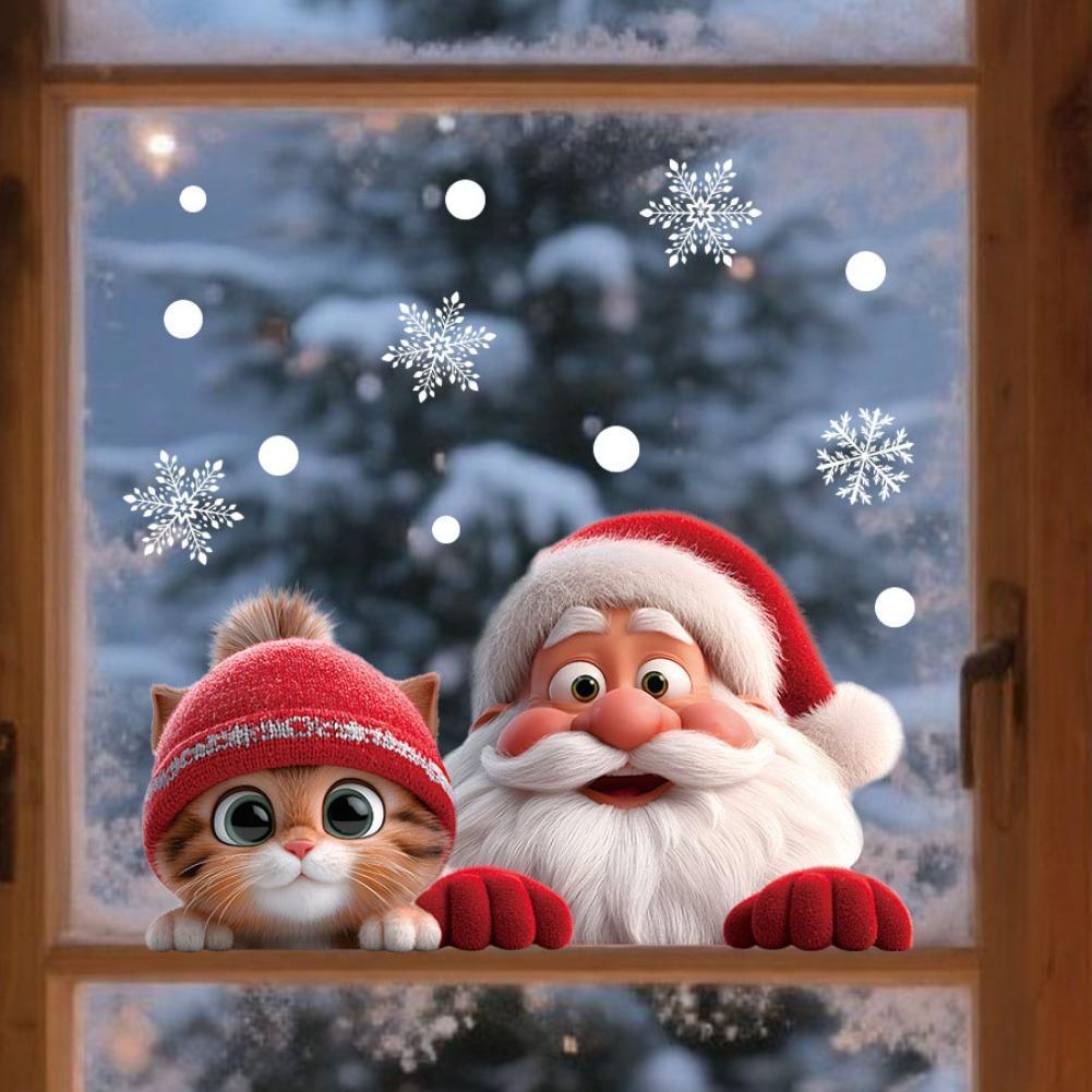 Christmas Window Door Mirror S - Snowflake Window Decal のレビューと価格